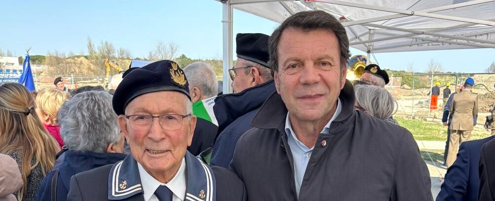 Ammiraglio Italo Caricato e Presidente Cervellati